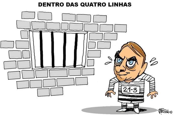 Bolsonaro foi condenado 27 anos e três meses de cadeia pelo STF | Charges | O Liberal