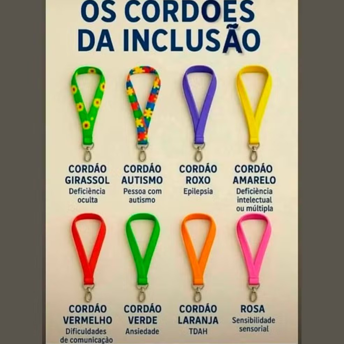 Cordões de identificação: veja o significado das cores, símbolos e ...