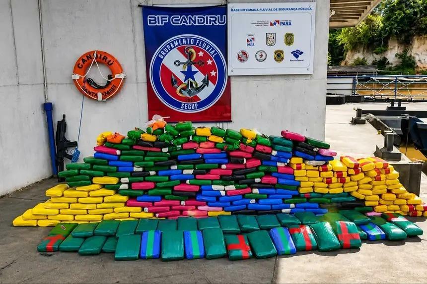 Base Candiru apreende quase meia tonelada de drogas em apenas uma semana nos rios do Pará