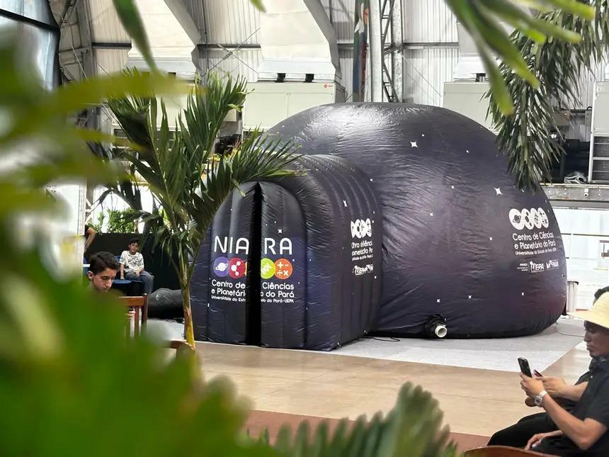 Planetário móvel oferece sessões gratuitas nesta sexta-feira (29), no Parque da Cidade, em Belém
