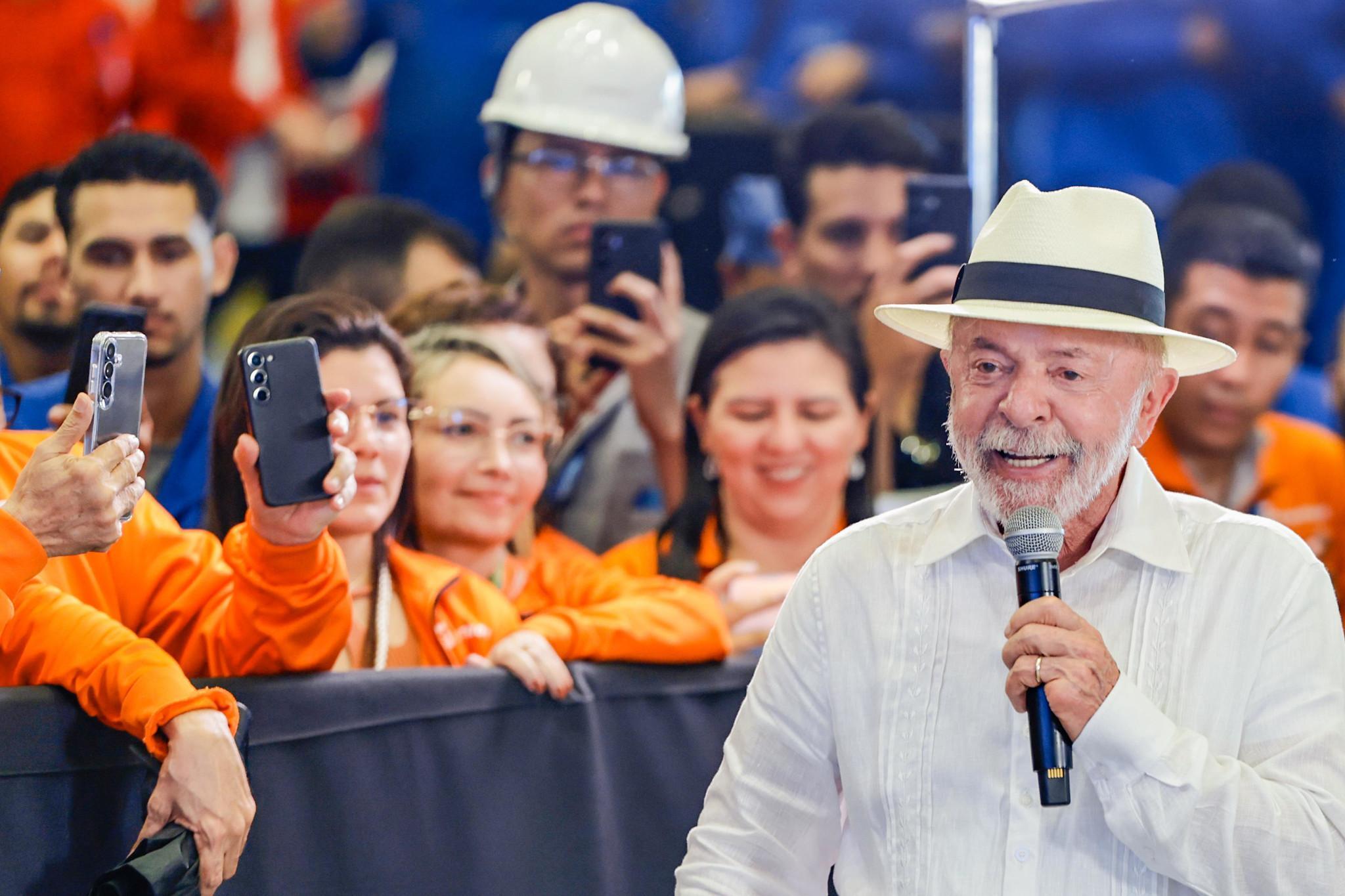 Lula em evento no AM: muita gente do centro-sul acha que povo de outros Estados não sabe nada