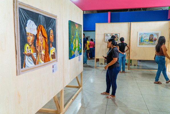 Exposição Arte em Cores chega aos últimos dias em Parauapebas