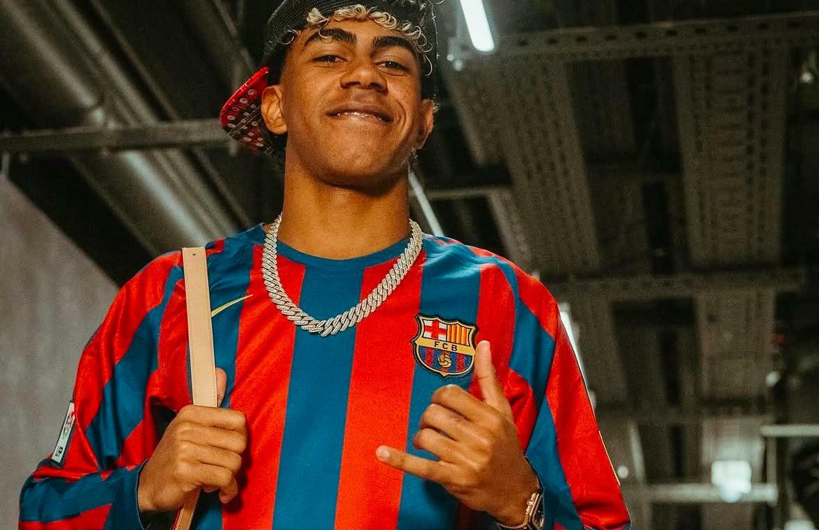 Vídeo de Lamine Yamal errando o próprio nome em desafio de pronúncia viraliza no TikTok