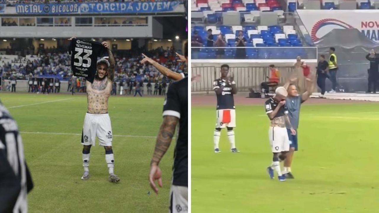 Emocionado, Diego Hernández se despede do Remo: 