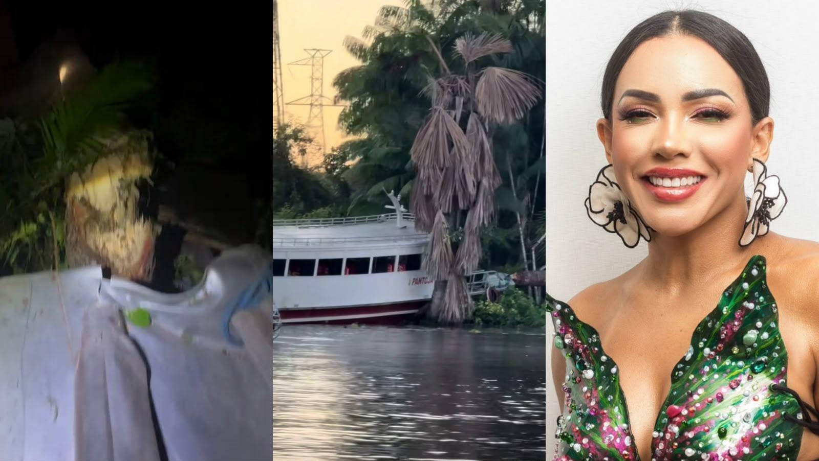 Viviane Batidão e equipe sofrem acidente de lancha durante viagem no Marajó - QTU Questões do Universo