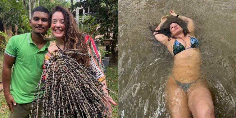 Após musical da Fafá, Helga Nemeczyk se despede de Belém com fotos e passeio pelo Combu - QTU Questões do Universo
