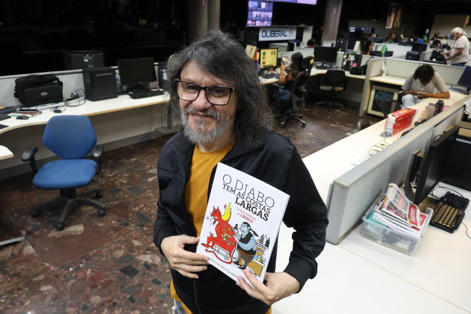 J. Bosco lança livro ‘O Diabo Tem as Costas Largas’ que reúne cartuns inéditos sobre conduta humana - QTU Questões do Universo