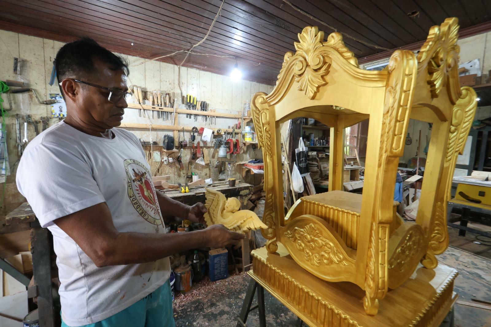 Artesão paraense produz berlinda com elementos da cultura indígena Krikati para o Maranhão - QTU Questões do Universo