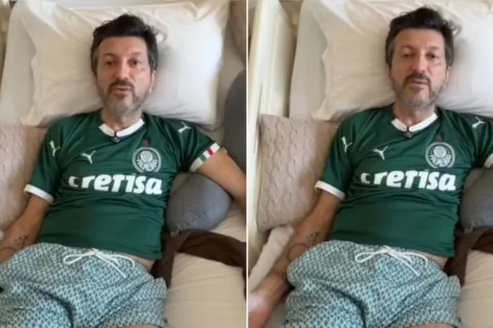 Lito Sousa faz primeira aparição após diagnóstico de Creutzfeldt-Jakob: 