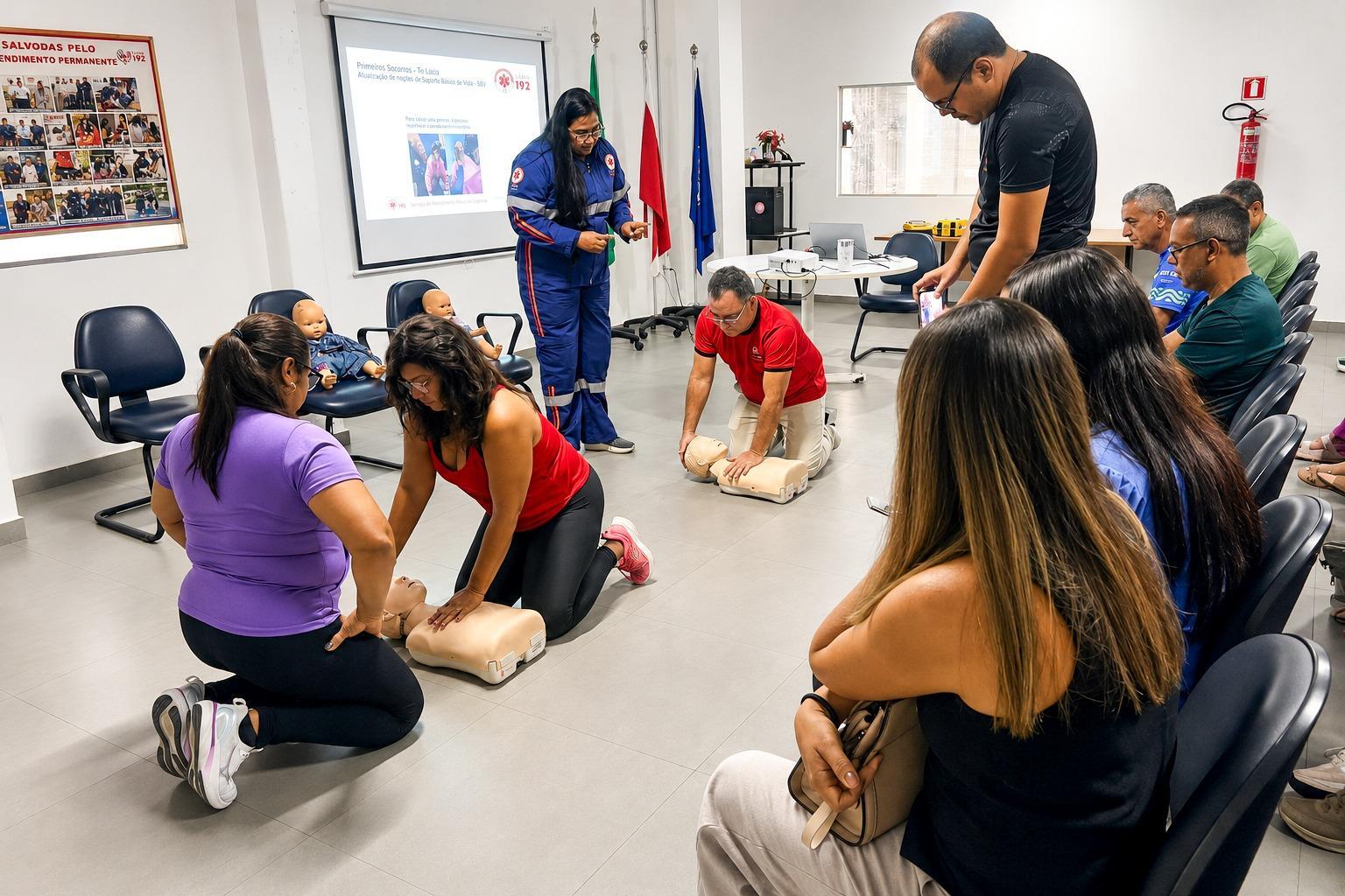Treinamento prepara profissionais da rede municipal de educação para agir em emergências, em Belém - QTU Questões do Universo