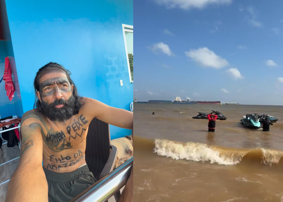 Ativista colombiano ‘Homem-Peixe’ desaparece durante travessia a nado na Baía do Marajó, no Pará - QTU Questões do Universo