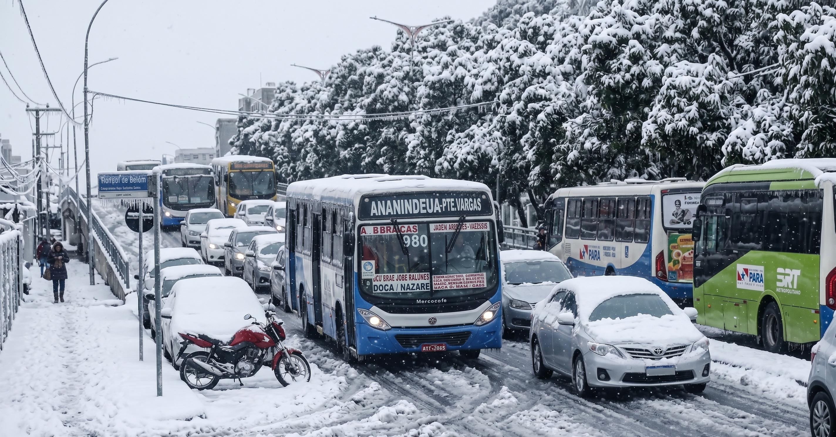 Tempestade de neve em Belém? Waze faz alerta inusitado para a capital paraense; veja - QTU Questões do Universo