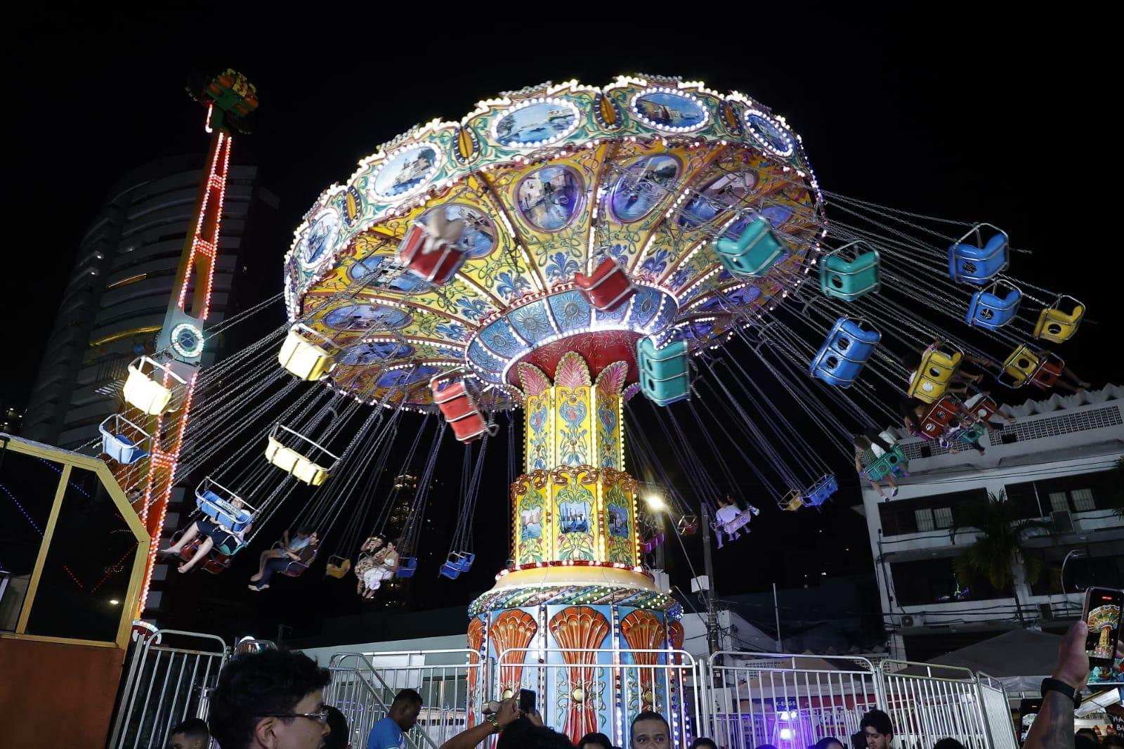 Brinquedos do Arraial de Nazaré serão temporariamente suspensos no domingo (25)