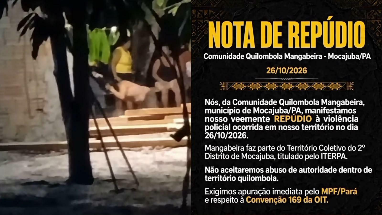 Comunidade quilombola denuncia suposto abuso policial em Mocajuba