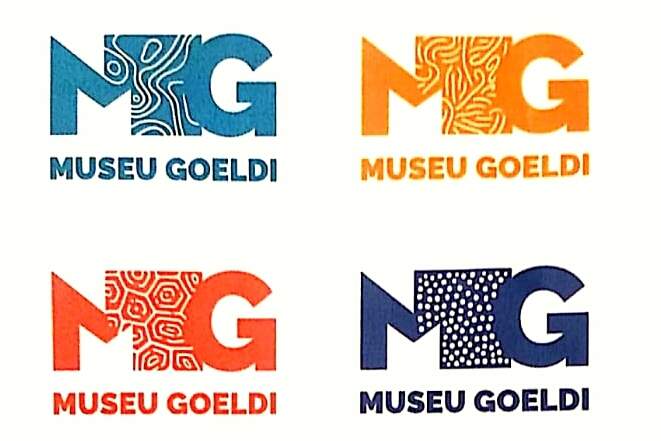 Variações da nova marca do Museu Goeldi: conhecimento na Amazônia