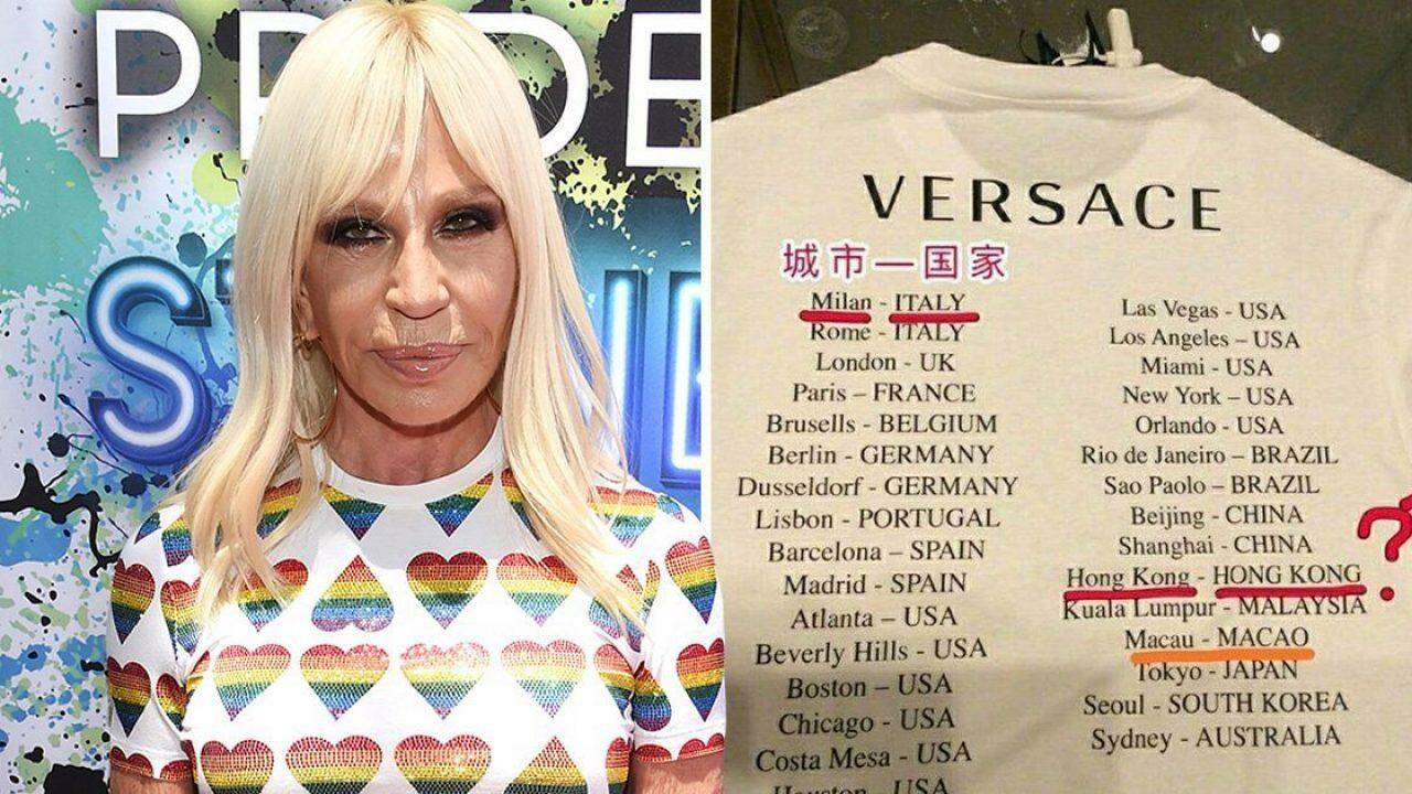 Versace pede desculpas apos camiseta desencadear duras criticas na China Cultura O Liberal