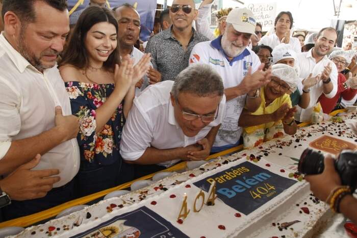 Prefeito e presidente da Câmara foram ao Ver-o-Peso