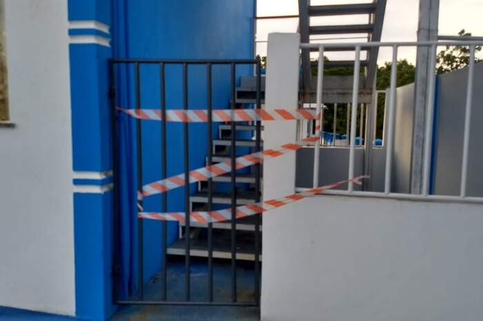 Defesa Civil interditou o acesso ao mirante