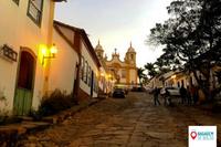 A histórica e encantadora Tiradentes, cidade mineira com cerca de 8 mil habitantes.
