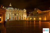 Praça São Pedro, o coração do Vaticano.