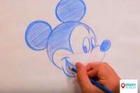 Mickey Mouse no "Learn to Draw"