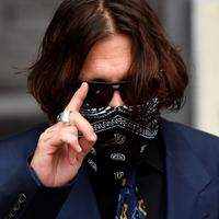 Ator Johnny Depp chega à Suprema Corte de Londres