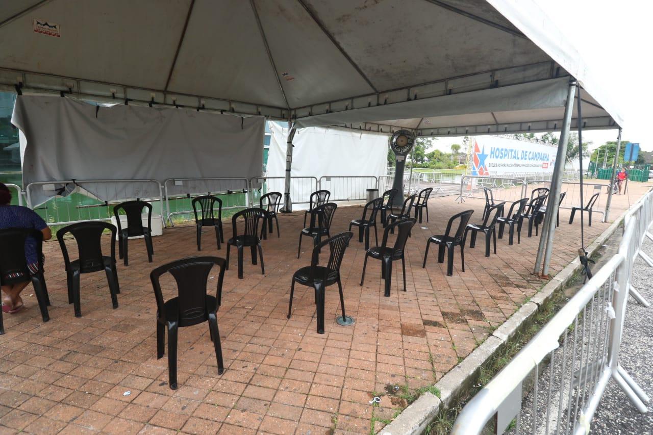 Procura caiu no Hospital de Campanha de Belém