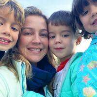 Luana Piovani e os filhos, Dom, Bem e Liz