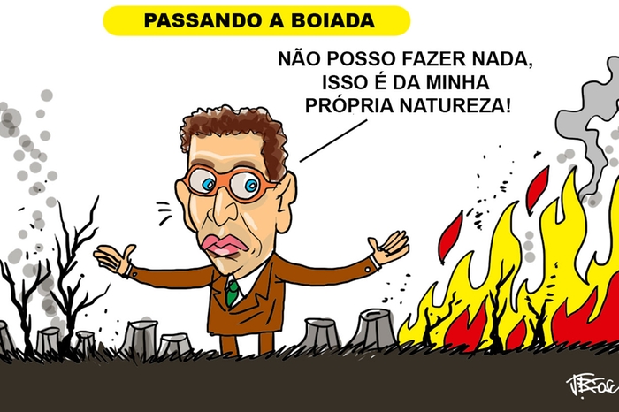 Ricardo Salles passando a boiada