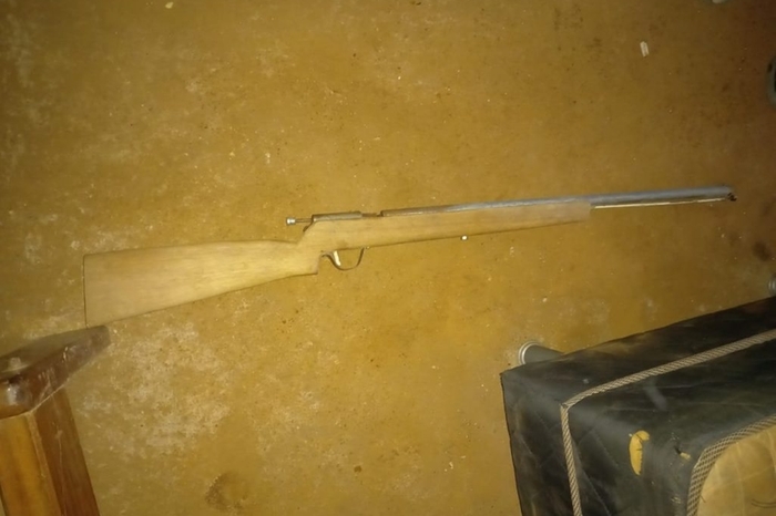 Arma utililzada no crime foi apreendida