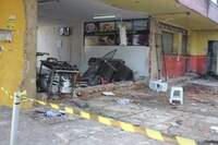 Restaurante ficou completamente destruído após a explosão