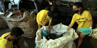Coleta de itens recicláveis prossegue no final de semana em Belém