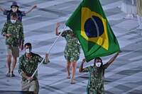 Brasil entrou com delegação reduzida para evitar aglomeração