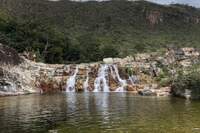 Beija Flor, uma das cachoeiras do tour feito pelo Bagagem