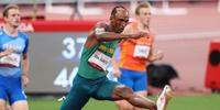 Alisson dos Santos voa nos 400 metros com barreira, faz seu melhor tempo e leva medalha de bronze