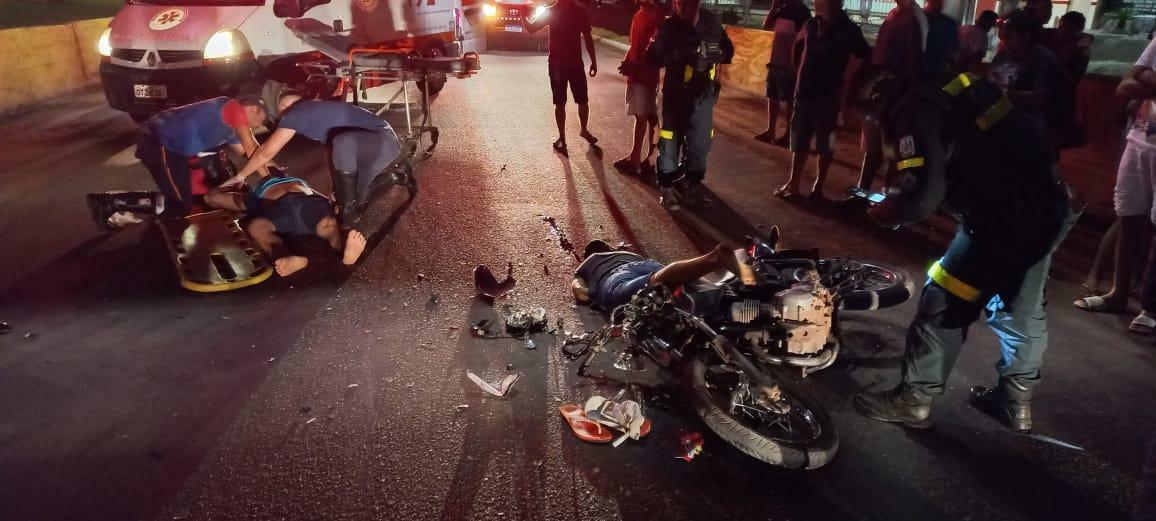 Colisão foi bastante violenta