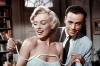Marilyn Monroe e Tom Ewell no clássico "O Pecado Mora ao Lado".