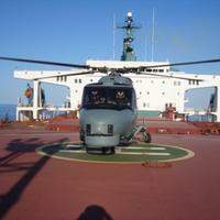 O marinheiro filipino de 61 anos foi resgatado do navio 'Rebekka' N por um helicóptero