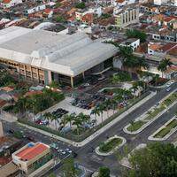 Imagem aérea da sede do Grupo Liberal, no bairro do Marco, em Belém, na avenida que leva o nome do fundador, Romulo Maiorana
