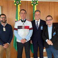 Bolsonaro já vestiu também a camisa do Palmeiras