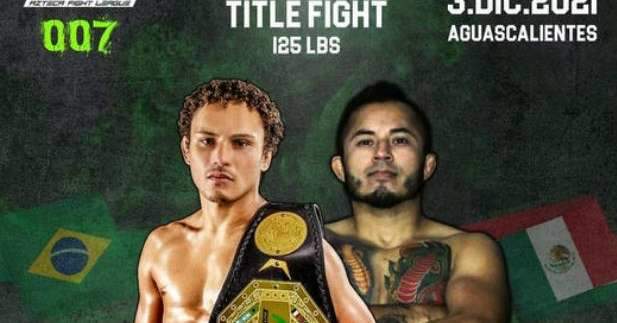 MMA: Paraense Igor Siqueira defiende el cinturón en Azeteca Fight League, México |  Más deportes