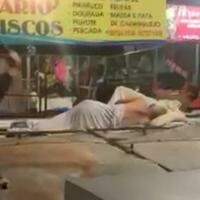 Vídeo mostra homens espancando pessoas em situação de rua na Feira da 25, em Belém