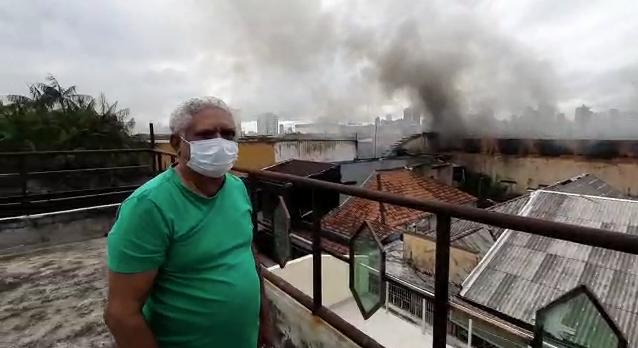 'A gente está anestesiado', diz morador de vila atingida em incêndio no Telégrafo