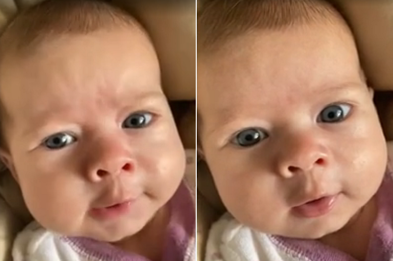 Bebê de dois meses viraliza nas redes sociais ao falar bom dia; assista |  Brasil | O Liberal