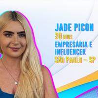 Jade Picon é influenciadora digital e empresária e natural de São Paulo
