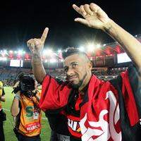 Léo Moura é ídolo da torcida do Flamengo.