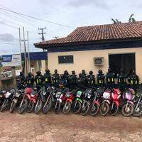 Policiais militares do Batalhão de Polícia Rodoviária recuperaram 18 motos roubadas em Baião, no Pará