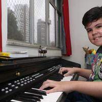 Andres Braga, o pequeno pianista