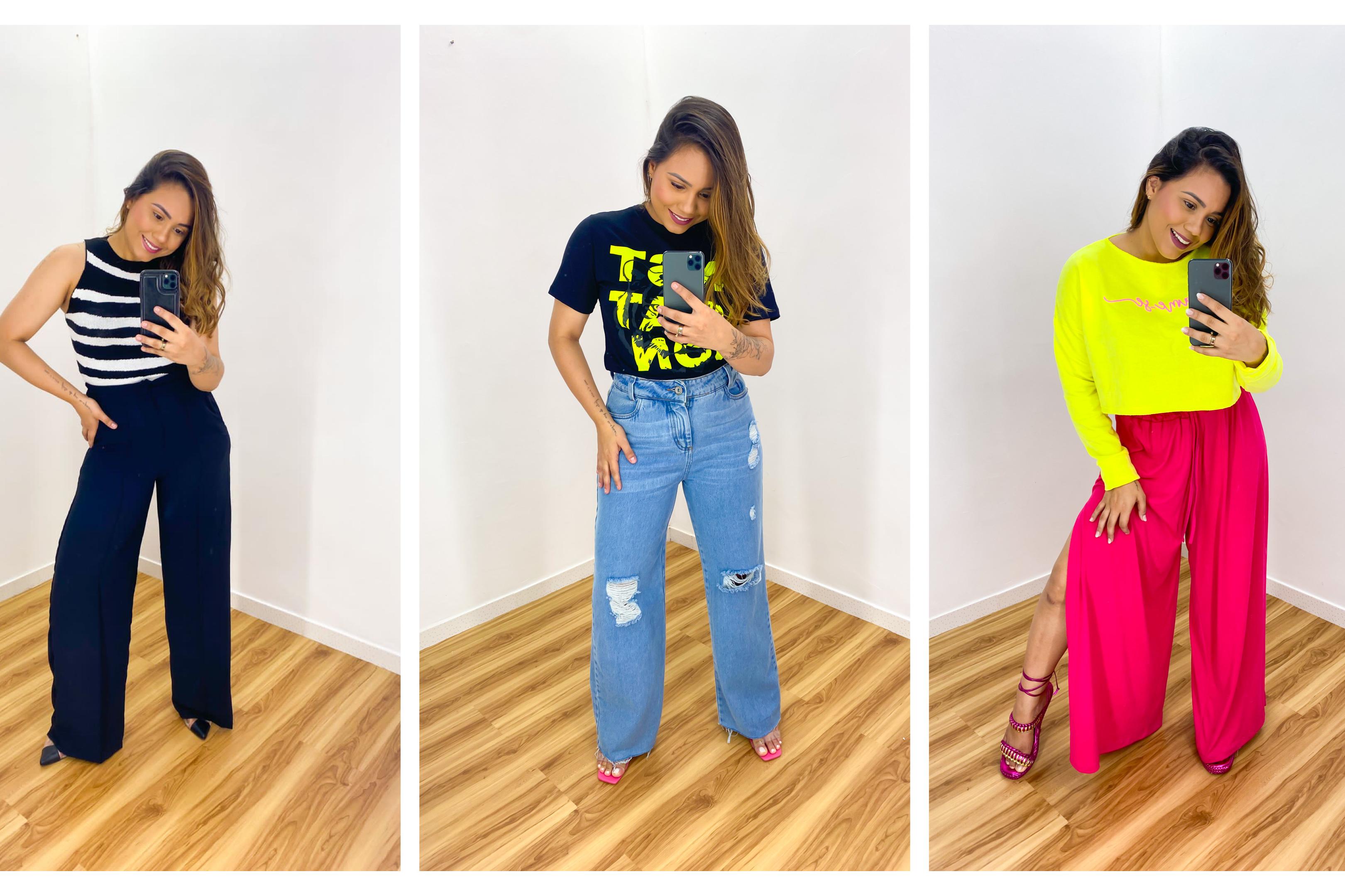 Calça Pantalona Como Usar? +de 90 Looks, Dicas e Vídeos Vem ver!