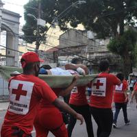 Voluntários da Cruz Vermelha preparam-se para o Círio 2022